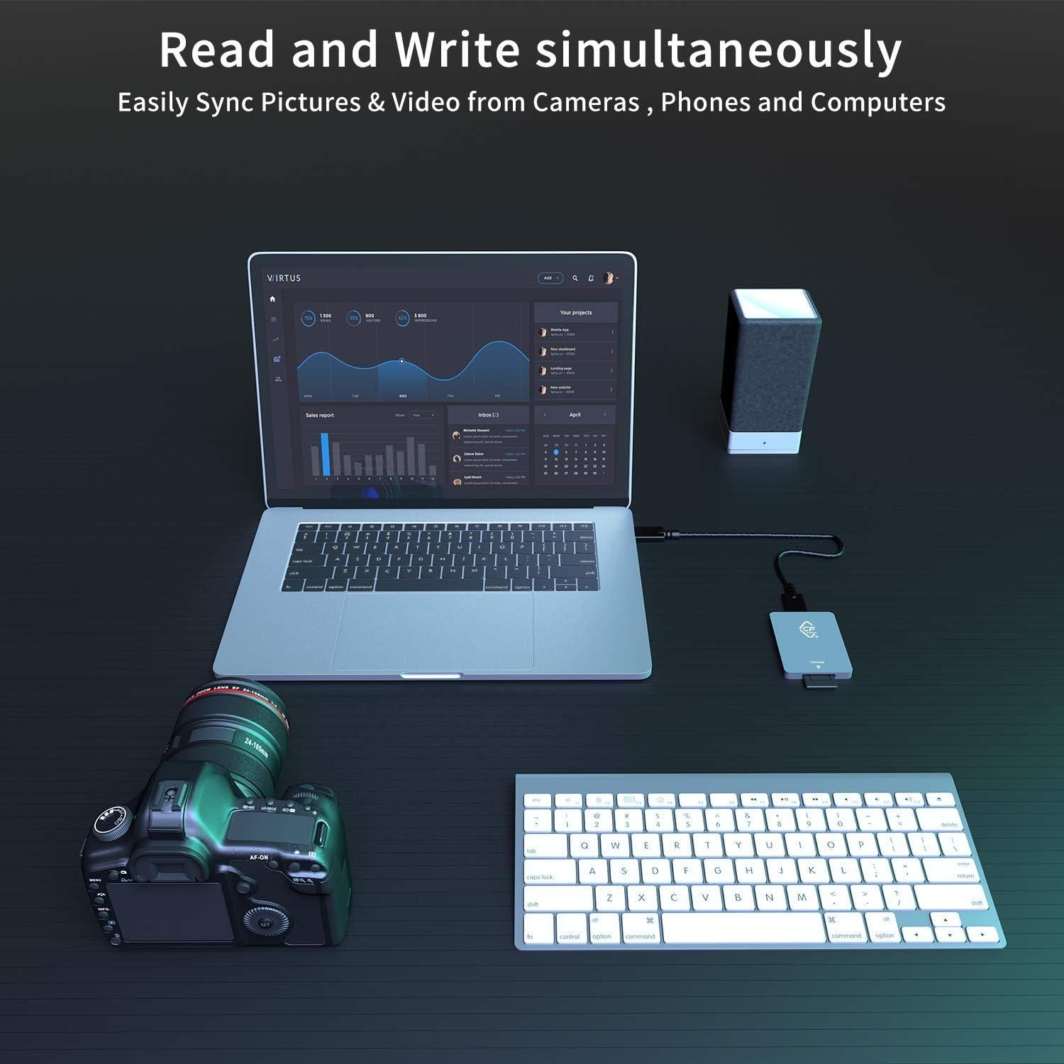 Lector de Tarjetas CFexpress Tipo A Rytaki USB 3.1 10Gbps