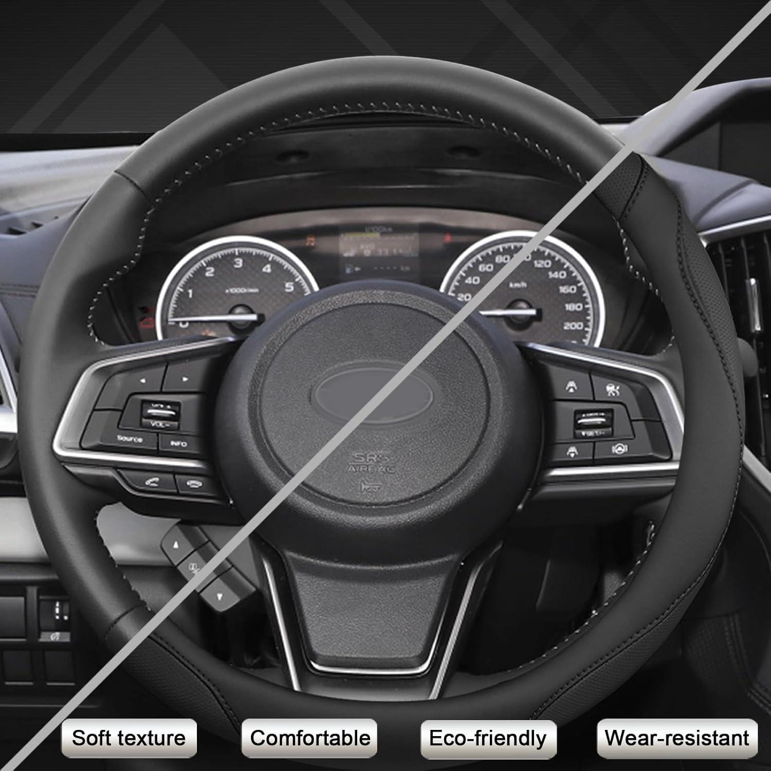 Cubierta de Volante West Llama para Kia 37-38 cm Negro