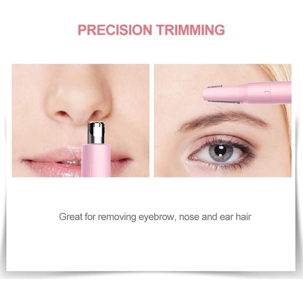 Recortadora de Vello Facial TOUCHBeauty TB-1458 Rosa 2 en 1