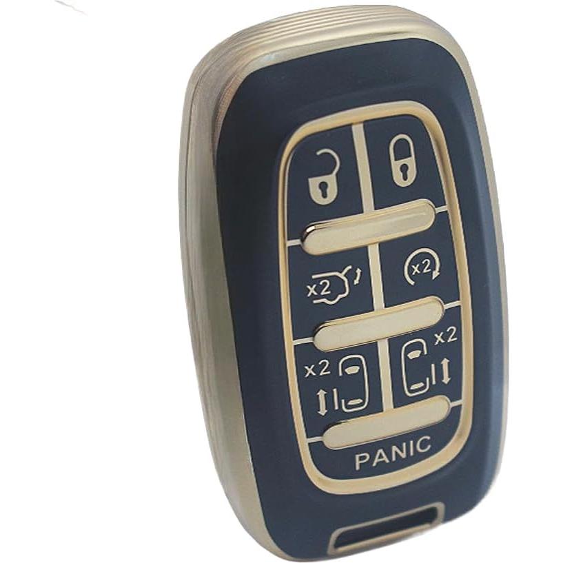 Cubierta de llavero HEYEZQTY 7 botones para Chrysler Pacifica 2017-2024