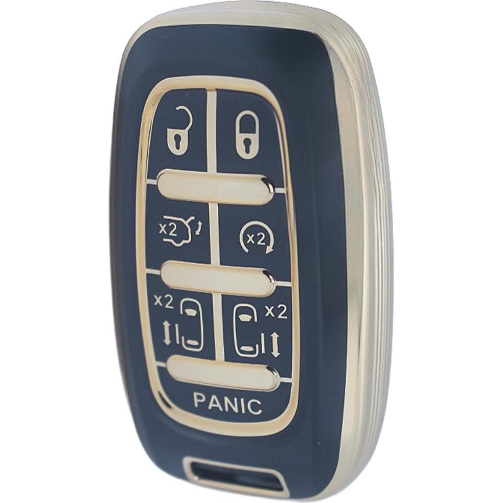 Cubierta de llavero HEYEZQTY 7 botones para Chrysler Pacifica 2017-2024