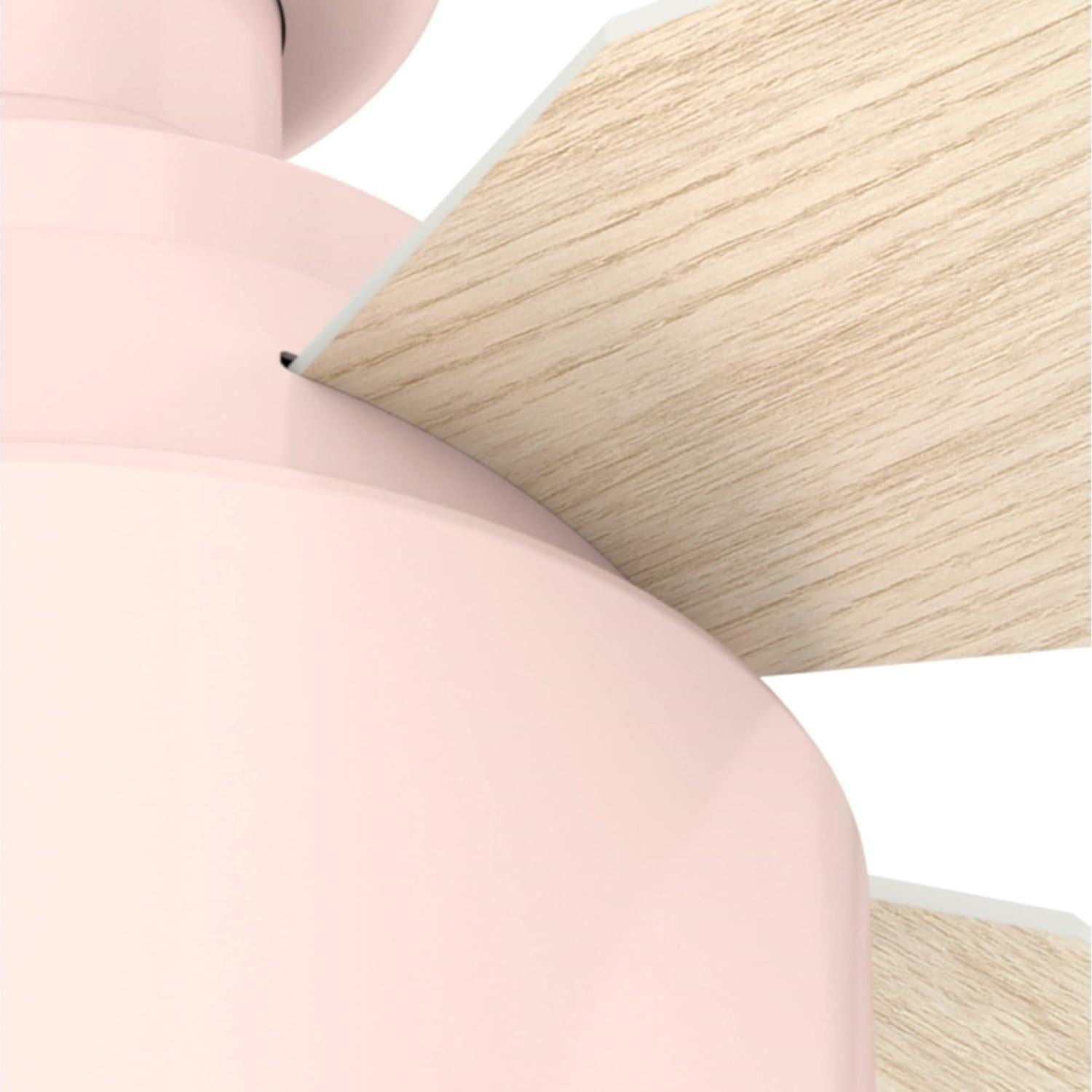 Ventilador de Techo Hunter Cranbrook 52" Rosa Blush LED