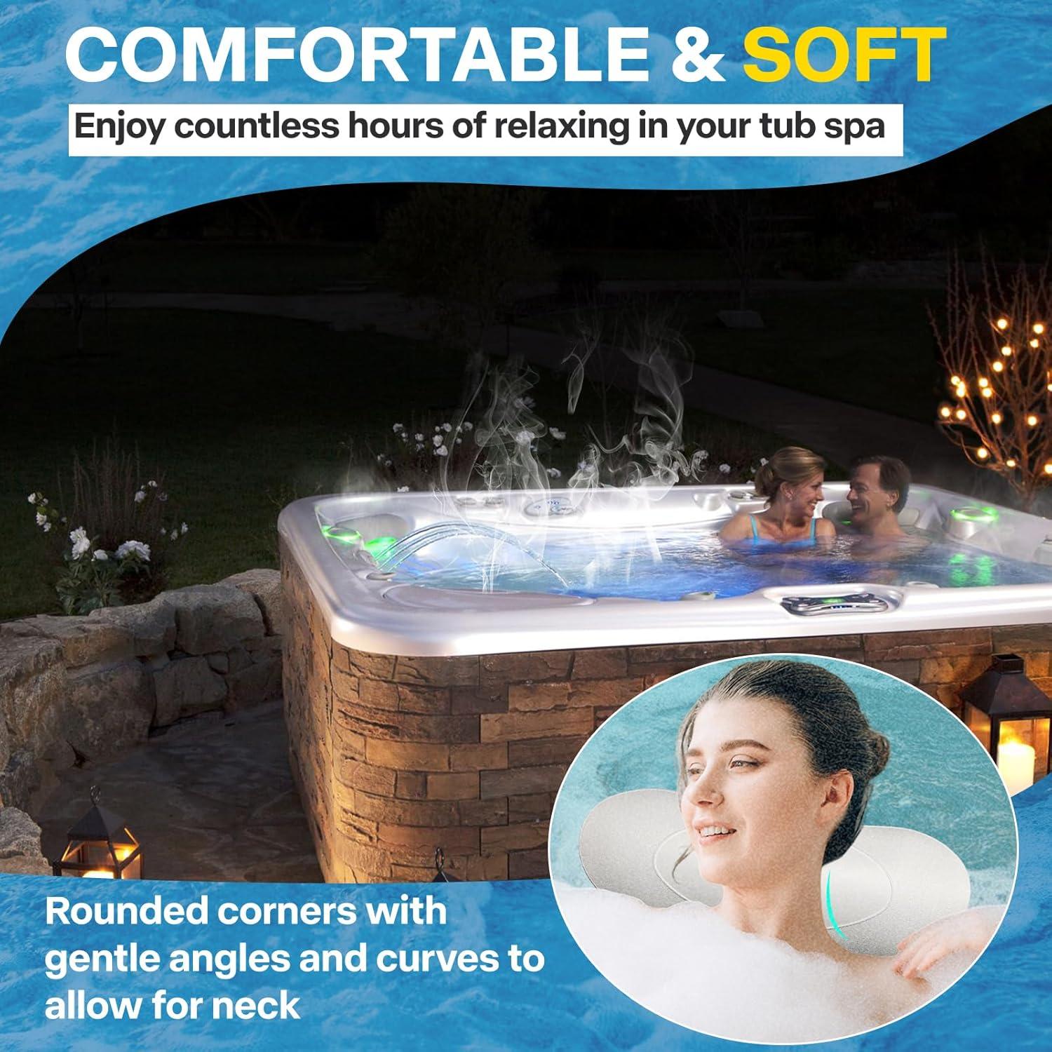 Almohada para Cuello Spa Sxmprail 74317 Gris 36.83x12.07cm