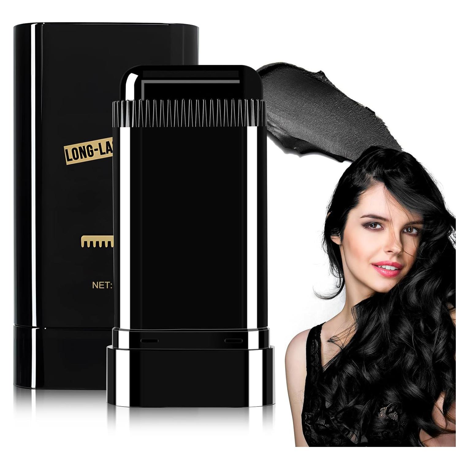 Tinte para Cabello en Peine FUERHPSH Negro 2 en 1 Impermeable