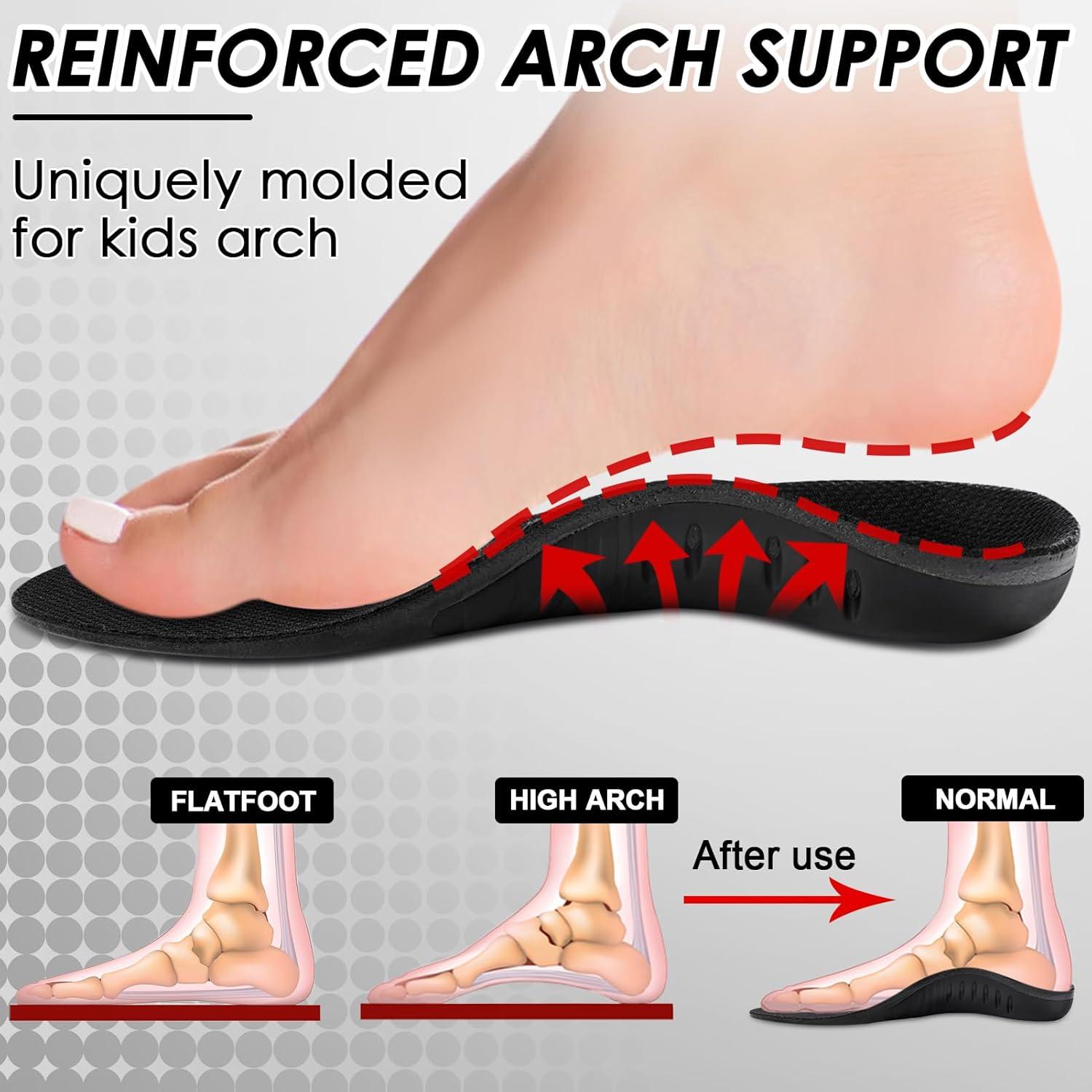 Plantillas Ortopédicas ROCKTAKIN para Niños - Soporte Arco Alto