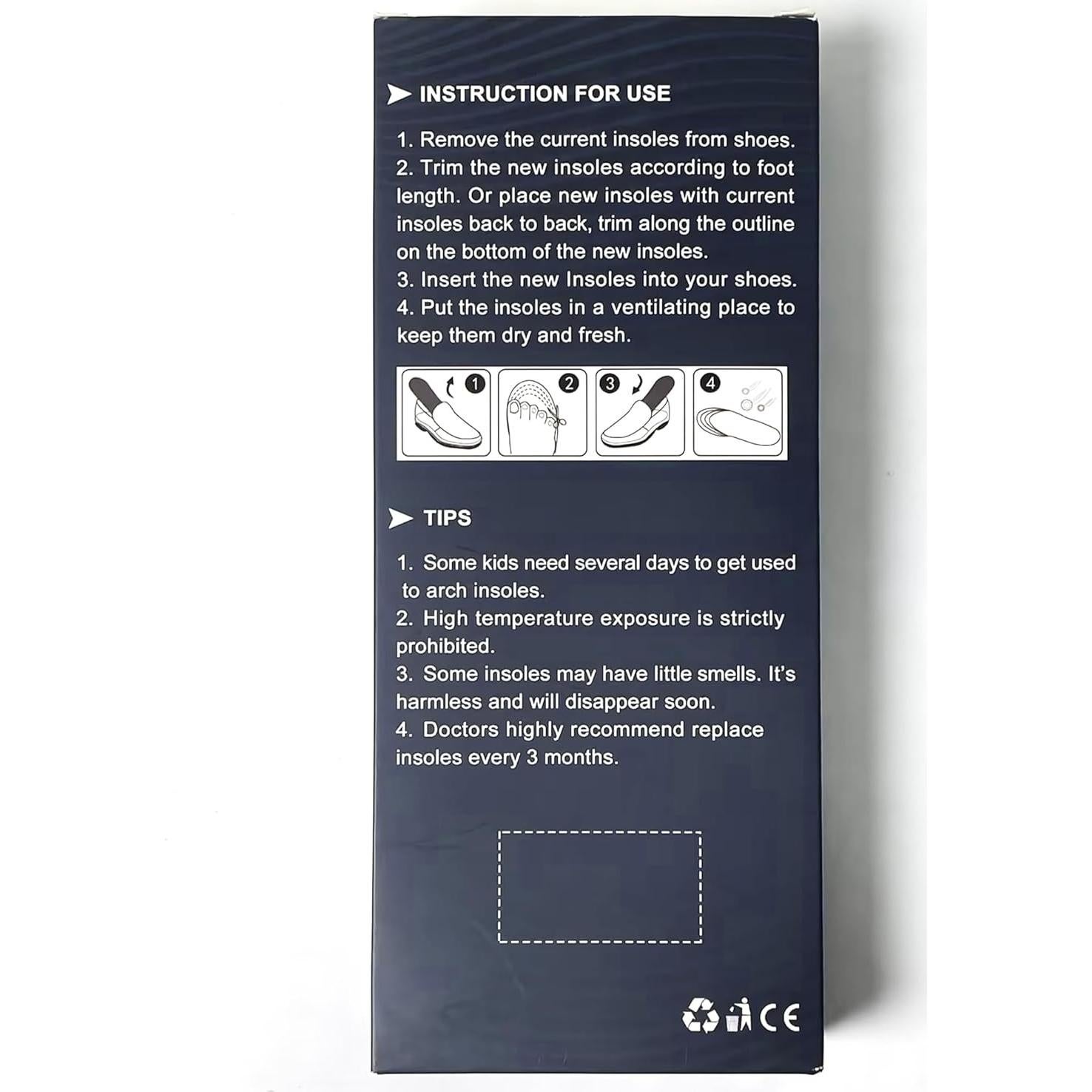 Plantillas Ortopédicas ROCKTAKIN para Niños - Soporte Arco Alto