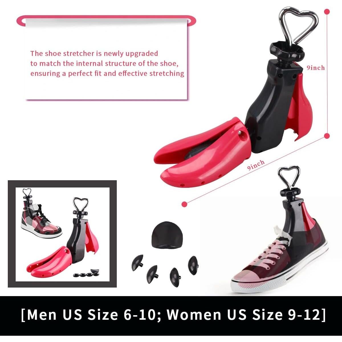 Estirador de Zapatos XYH Ajustable para Pies Anchos Unisex