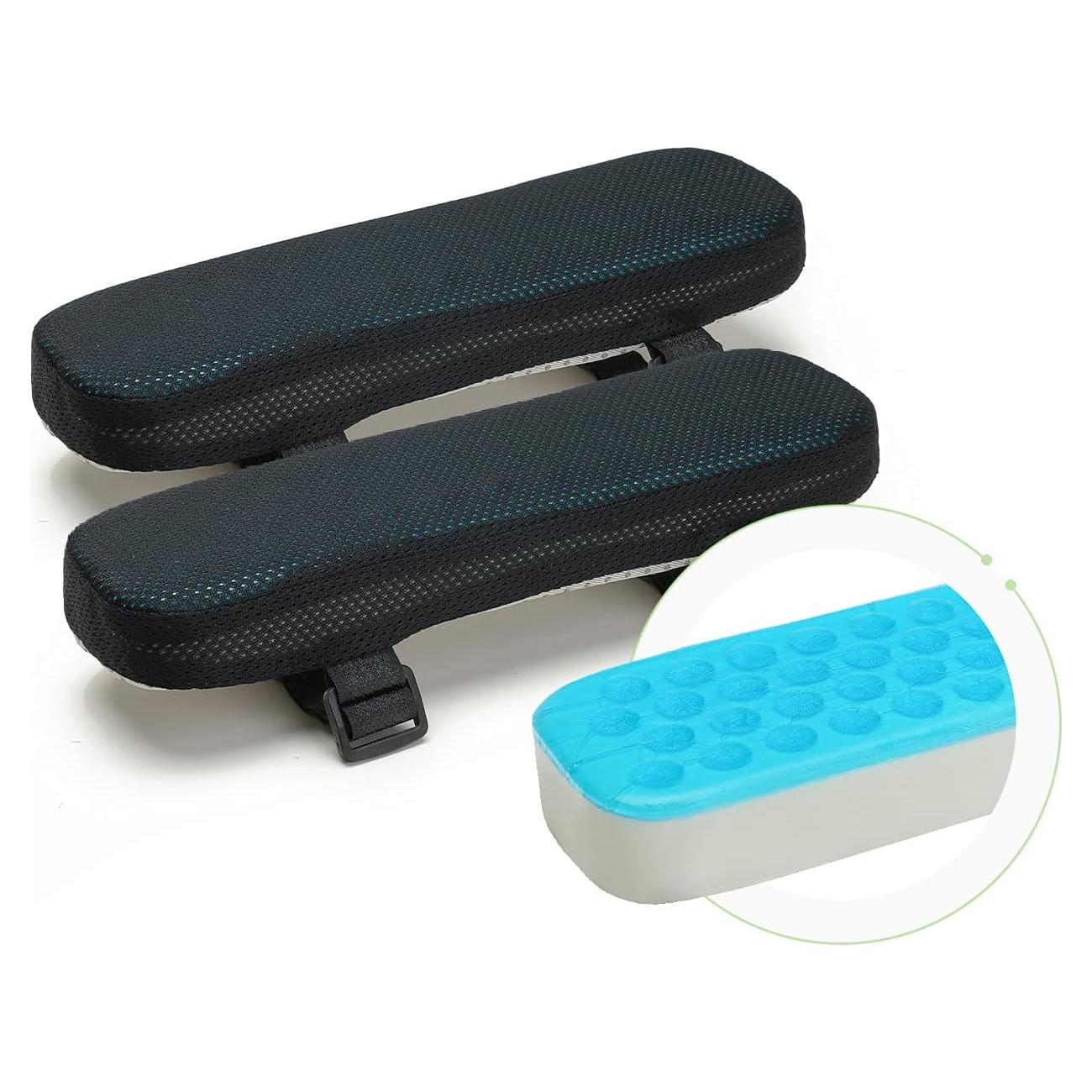 Cojines de Gel Refrigerante LargeLeaf para Reposabrazos - 2 Piezas