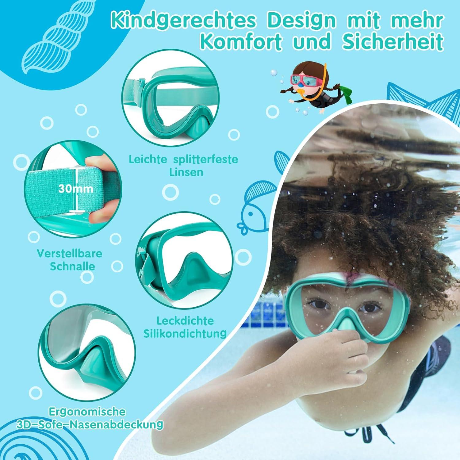 Gafas de natación para niños iGym Ms1415 con snorkel