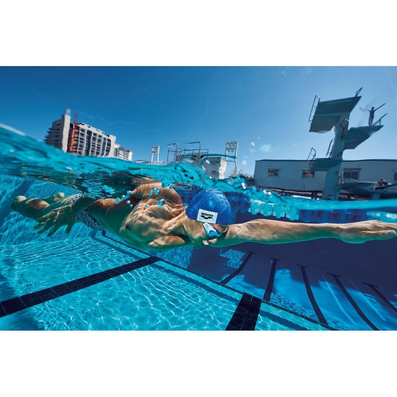 Gorro de natación moldeado unisex Arena de silicona negra