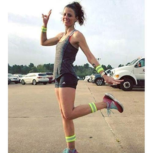 Bandas Reflectantes HiVisible 4 Unidades Verde Seguridad