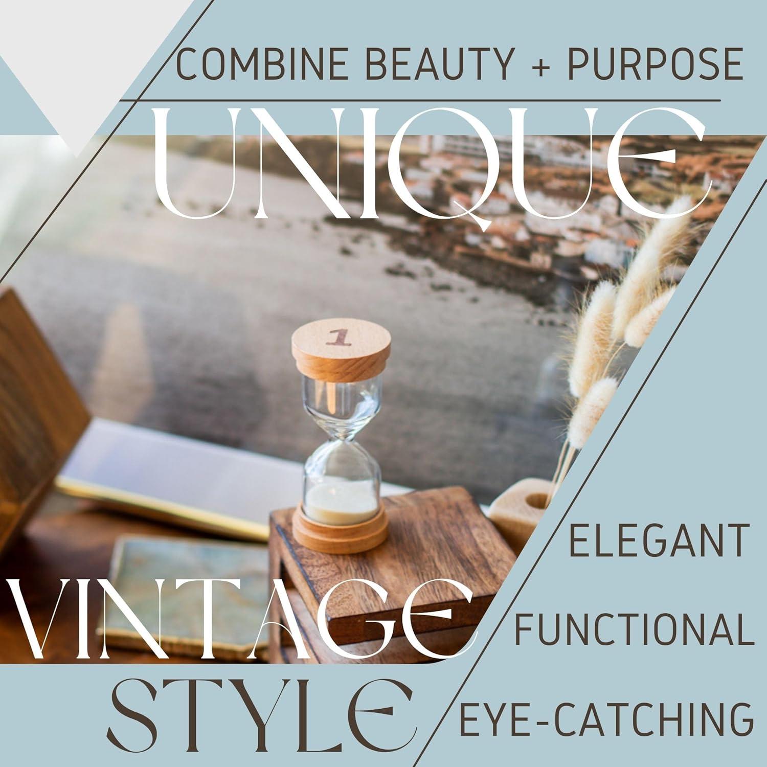 Reloj de Arena Chillkat 1 Minuto con Tapas de Madera