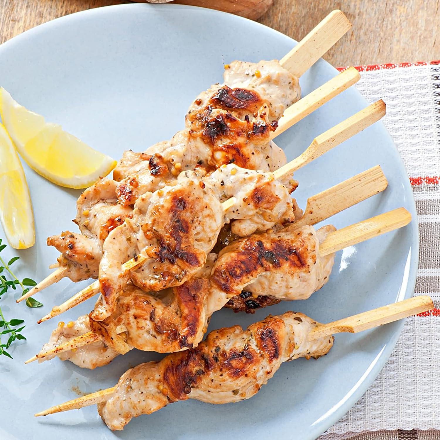 Picks de Palas de Bambú Blue Top 200 Pcs 8.9 cm para Aperitivos