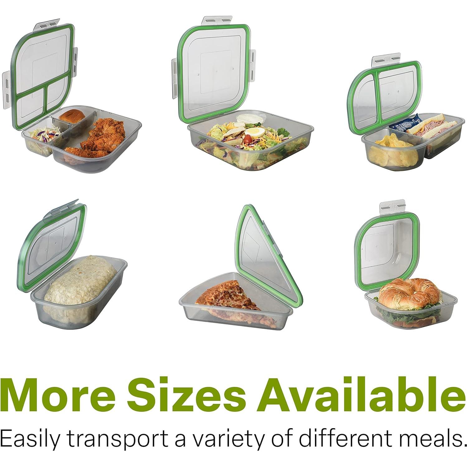 Contenedor de Comida MyGo 3 Compartimentos 2.13L Reutilizable