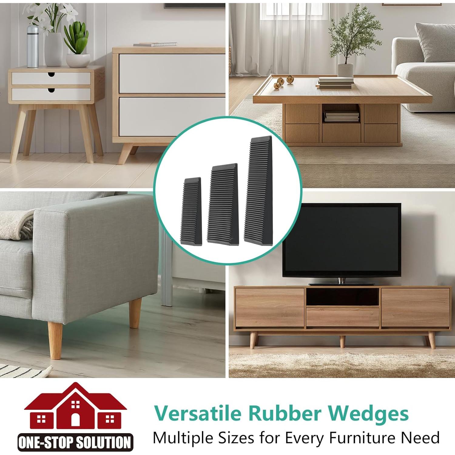 Kit de Niveladores de Muebles PROPA 12pcs Goma Antideslizante