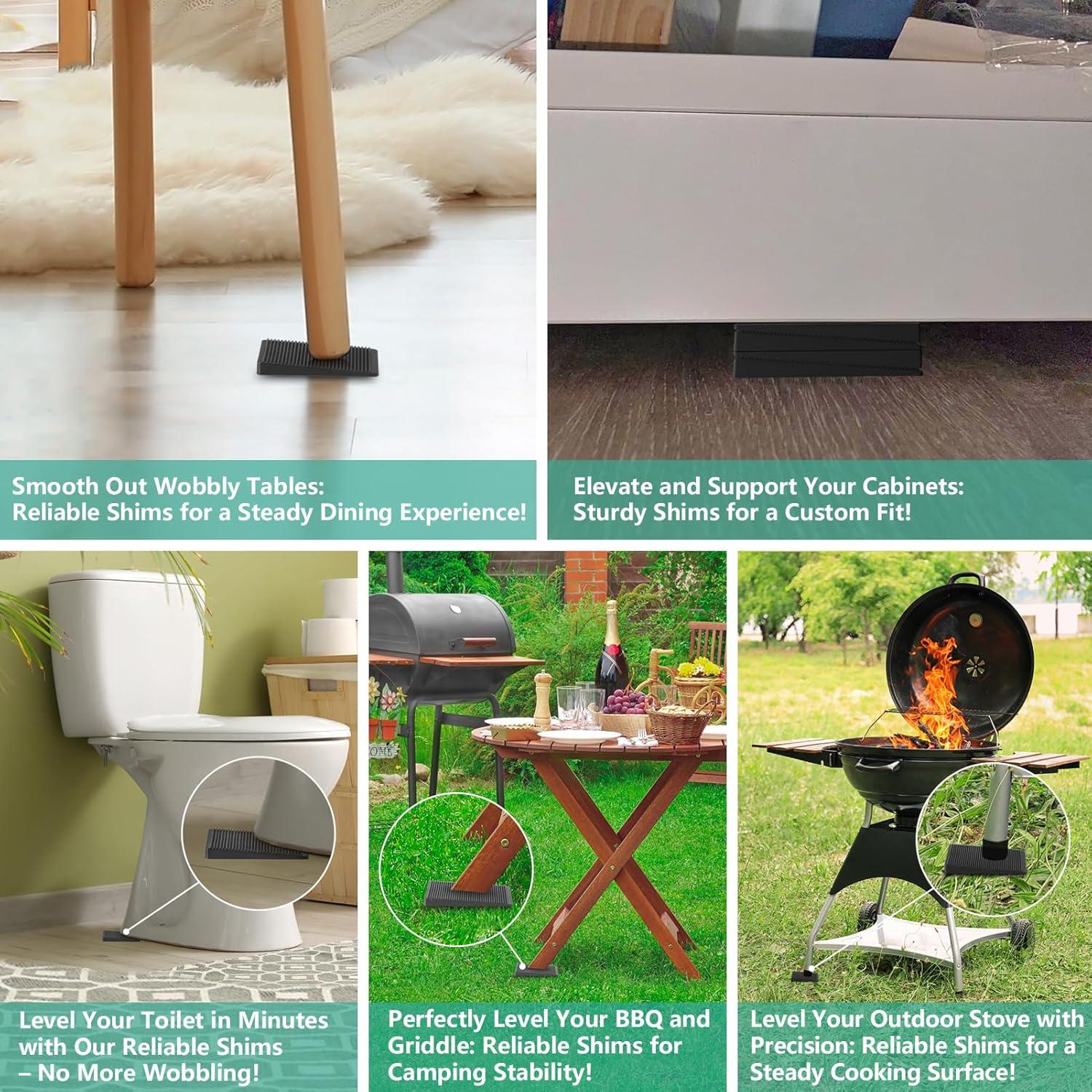 Kit de Niveladores de Muebles PROPA 12pcs Goma Antideslizante