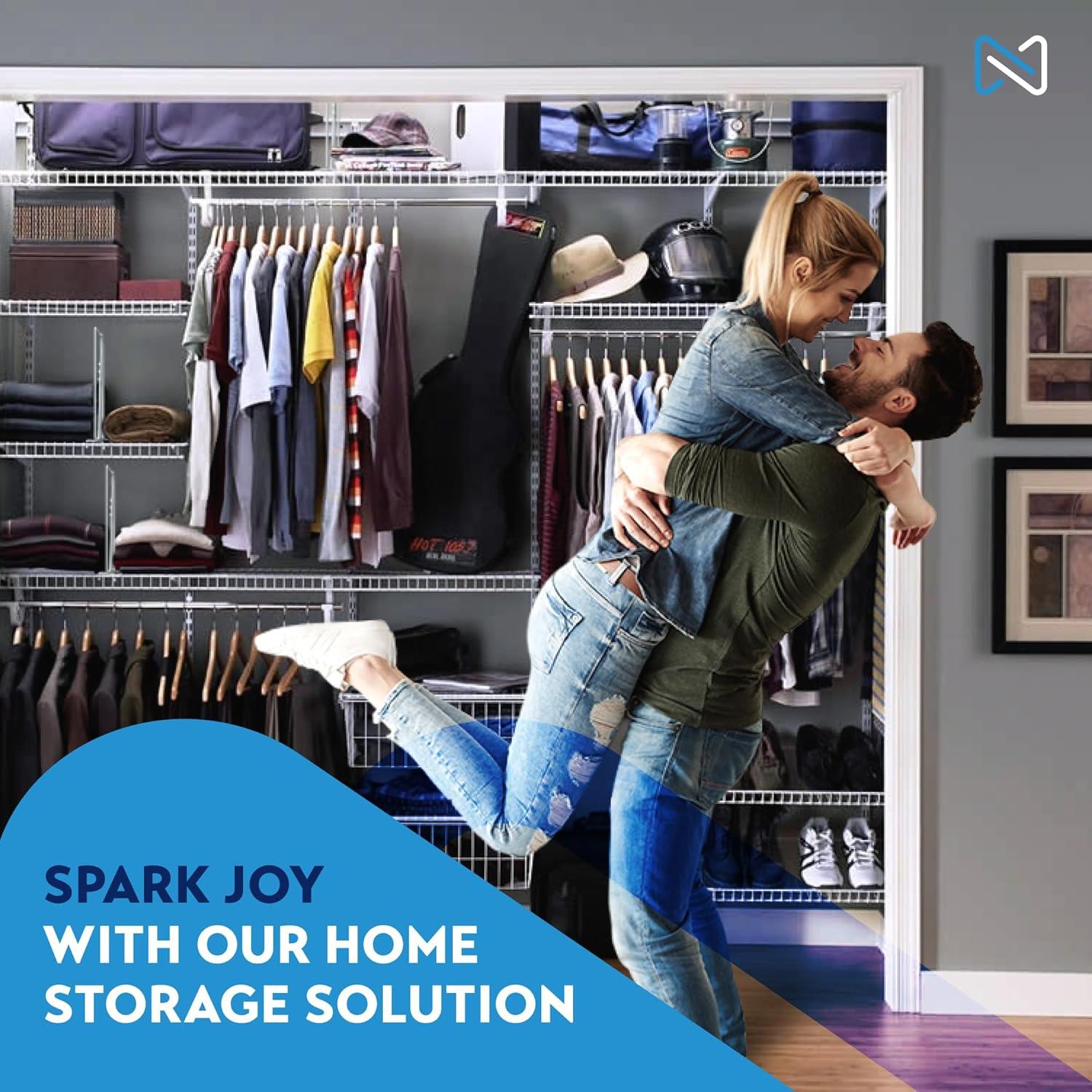 Divisores de Estantes de Alambre Neatly Made - Paquete de 4