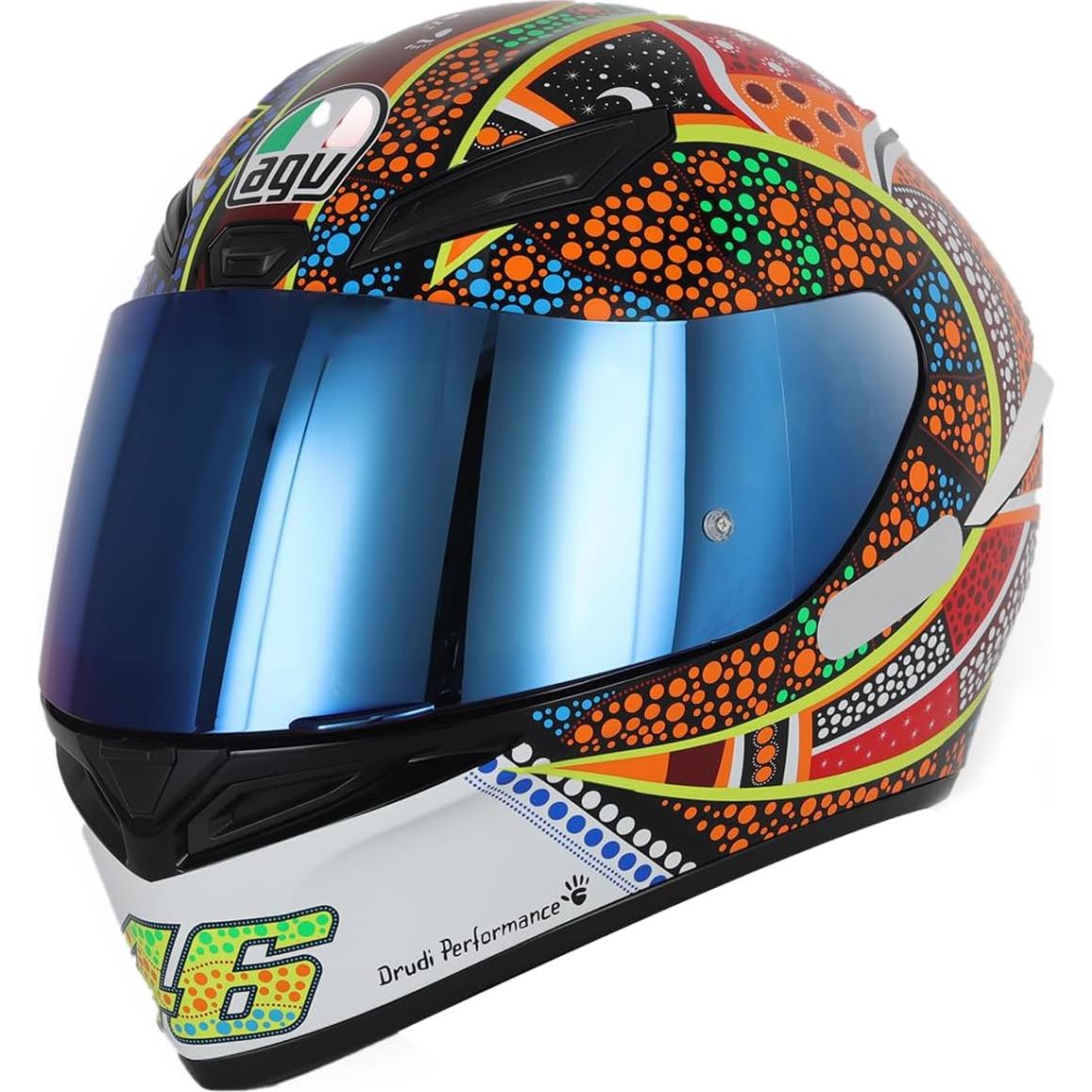 Visera de Casco Soman K1S Tinte Azul Compatible K1 K3SV K5