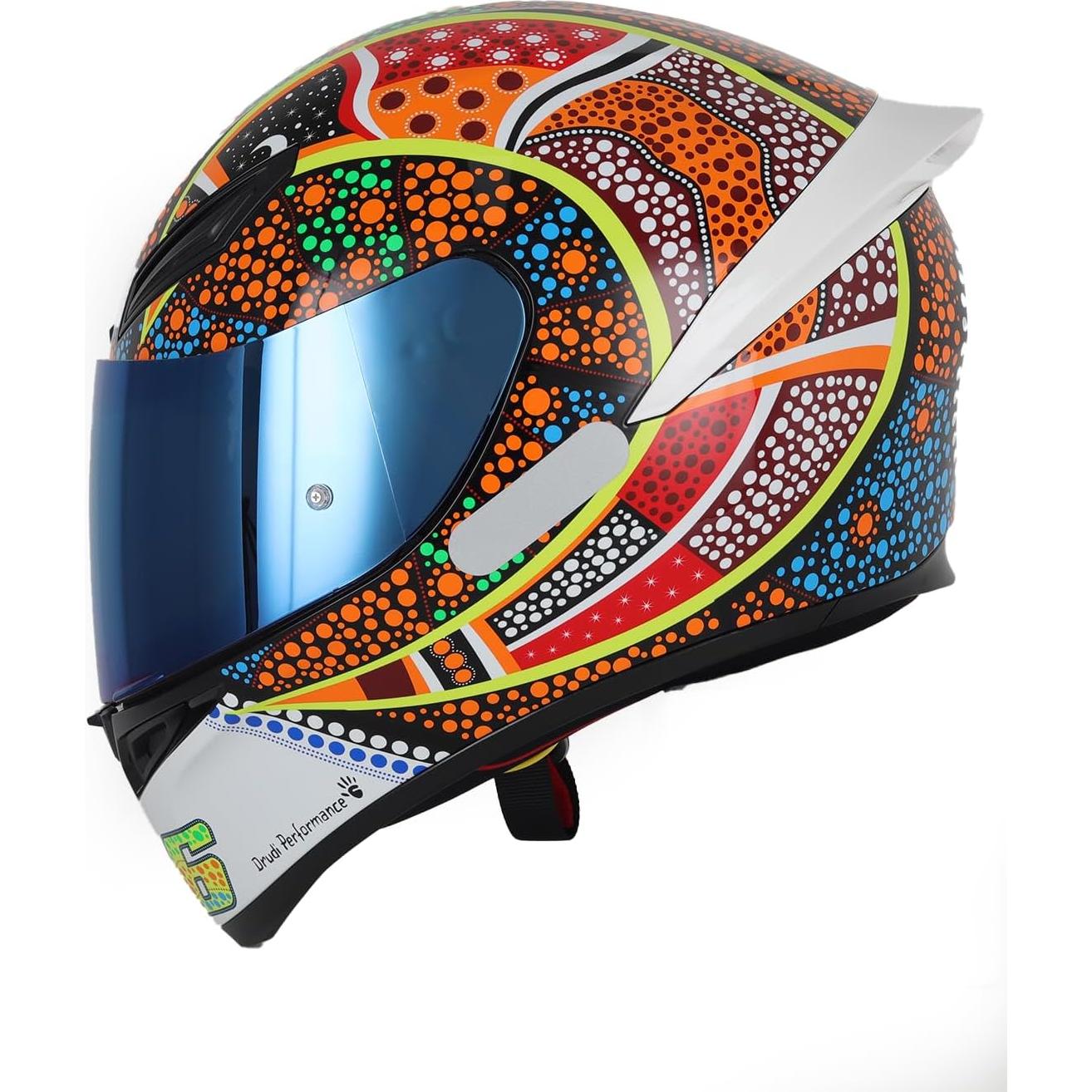 Visera de Casco Soman K1S Tinte Azul Compatible K1 K3SV K5
