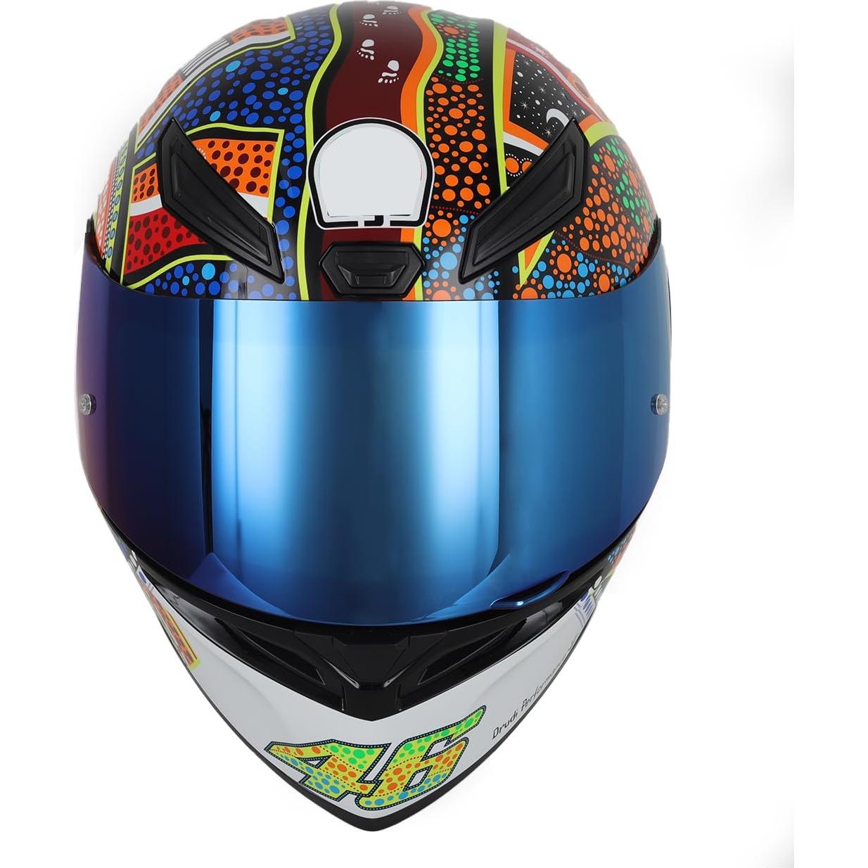 Visera de Casco Soman K1S Tinte Azul Compatible K1 K3SV K5