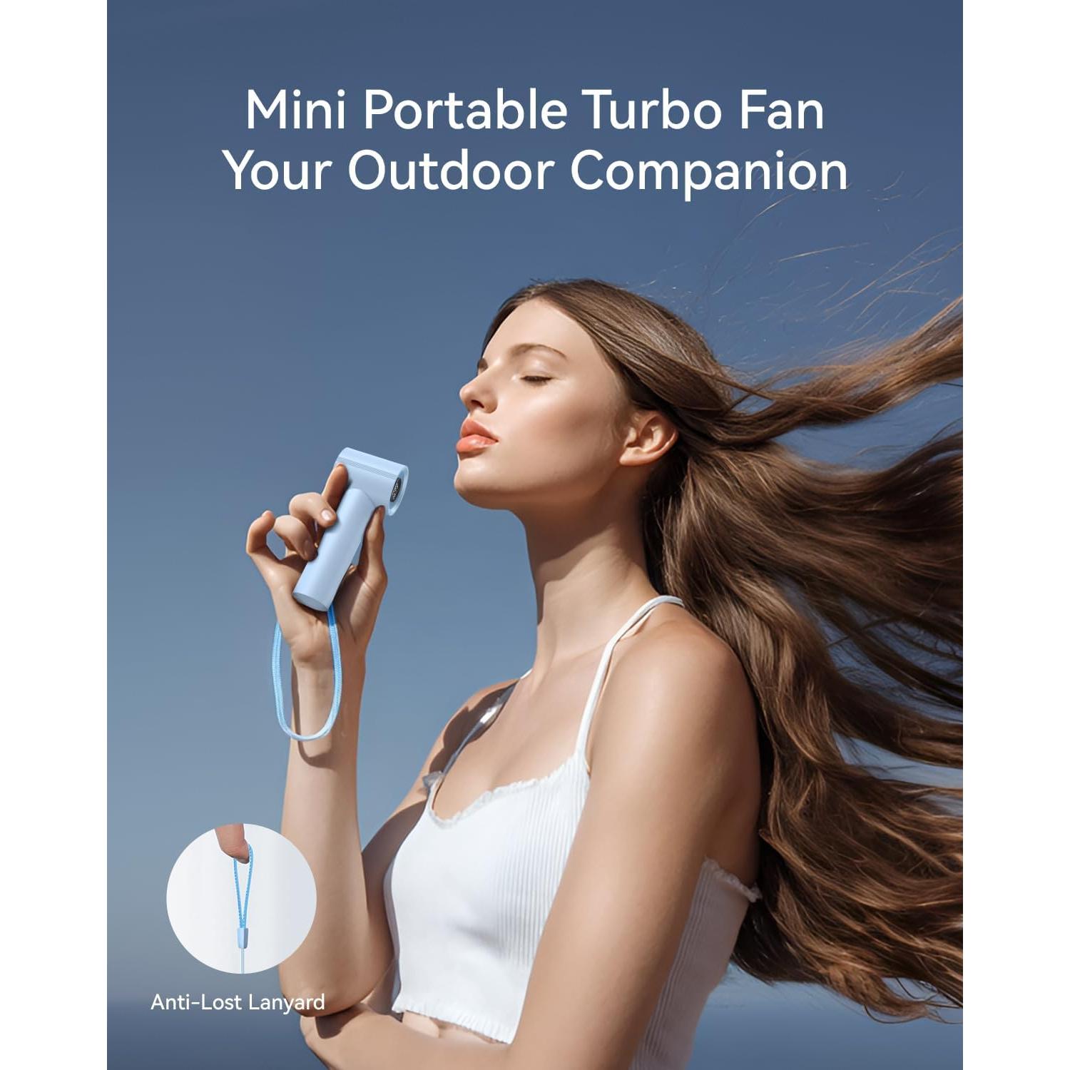 Ventilador Portátil de Mano Kimguard Mini 5000mAh 199 Velocidades