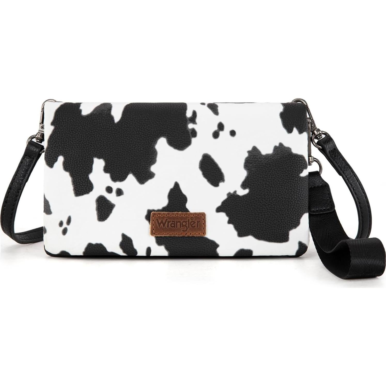 Billetera Bifold Wrangler Mujer con Bloqueo RFID Estampado Vaca