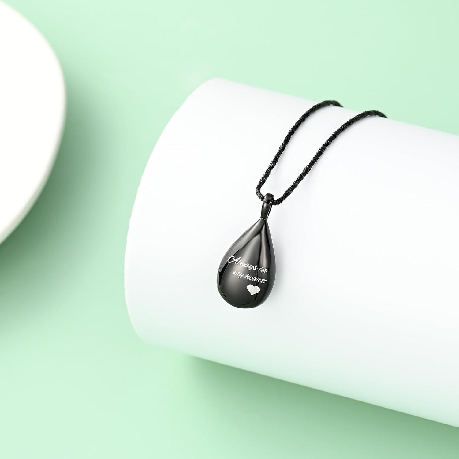 Collar de Urna en Forma de Gota Yinplsmemory para Cenizas