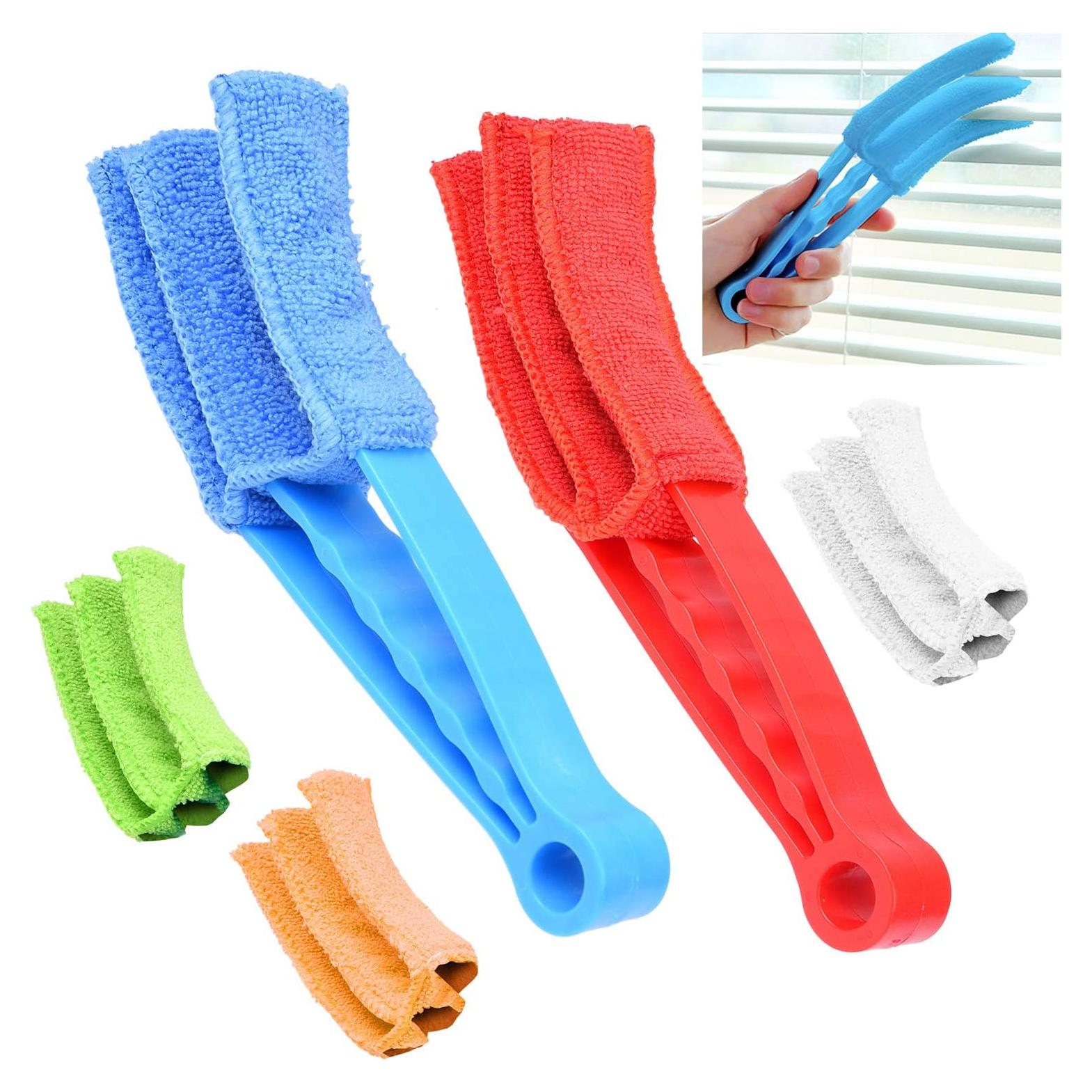 Limpiador de Persianas Kare & Kind - 2 Abrazaderas y 5 Mangas