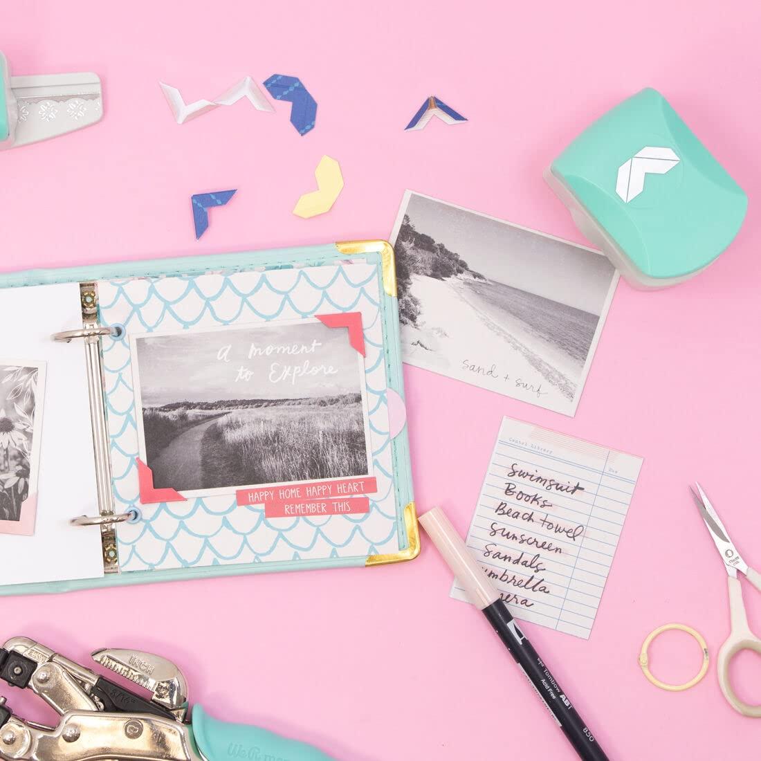 Troqueladora de Esquinas Triangular Craftelier para Papel 20x20mm