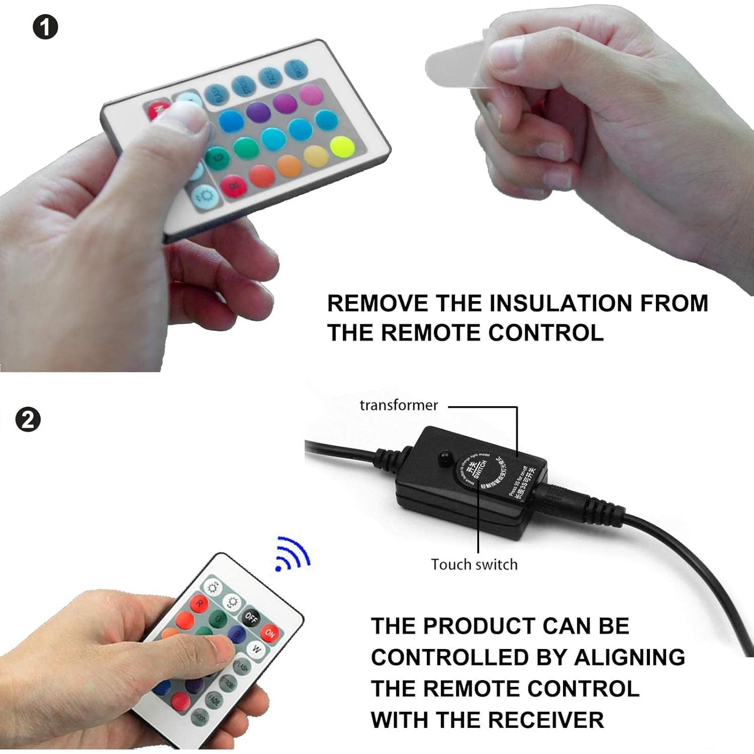 Luz de Acuario Sumergible SZMiNiLED 23CM LED IP68 Control Remoto