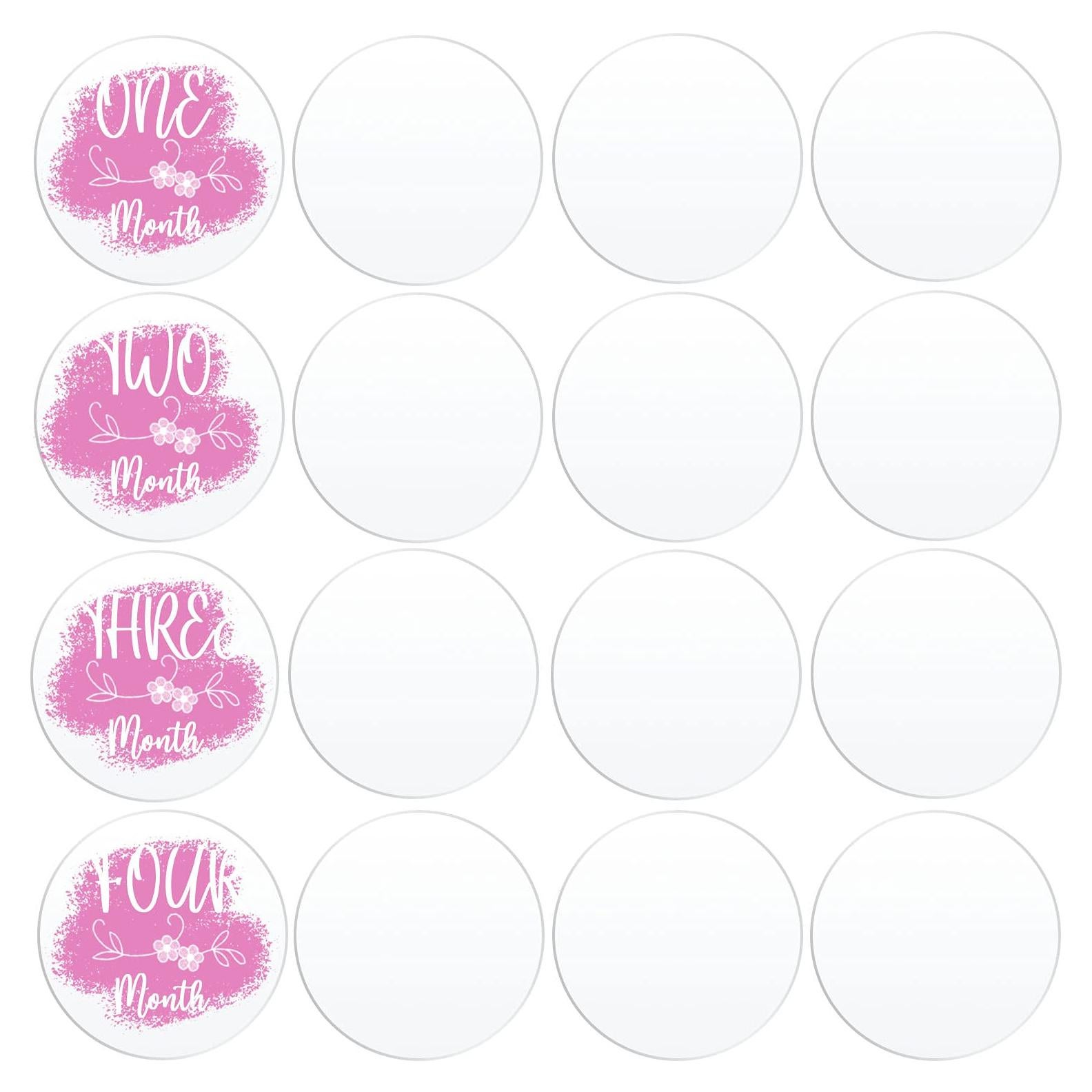 20 Círculos Acrílicos Transparentes 7.6 cm JINMURY para DIY