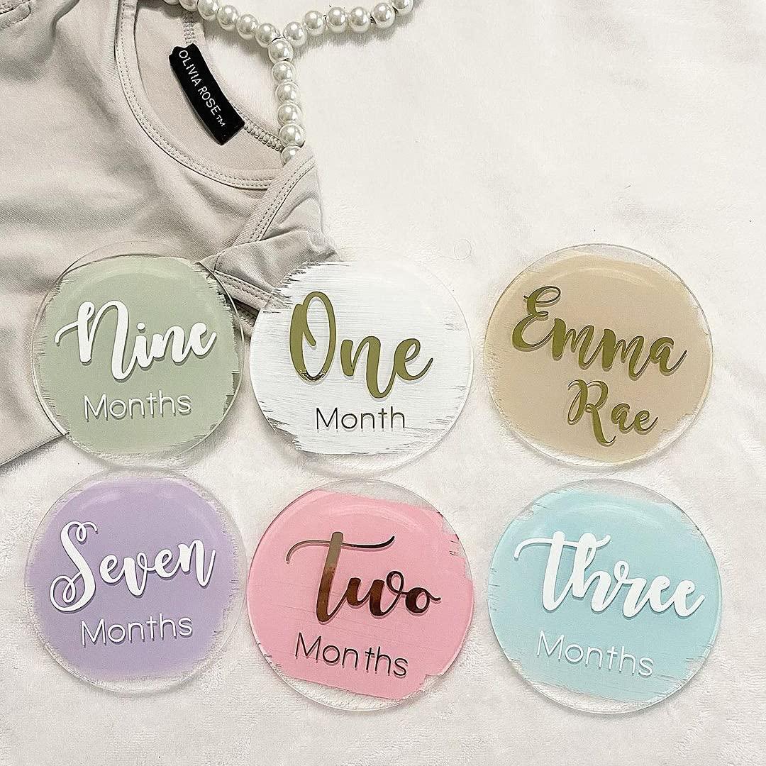 20 Círculos Acrílicos Transparentes 7.6 cm JINMURY para DIY