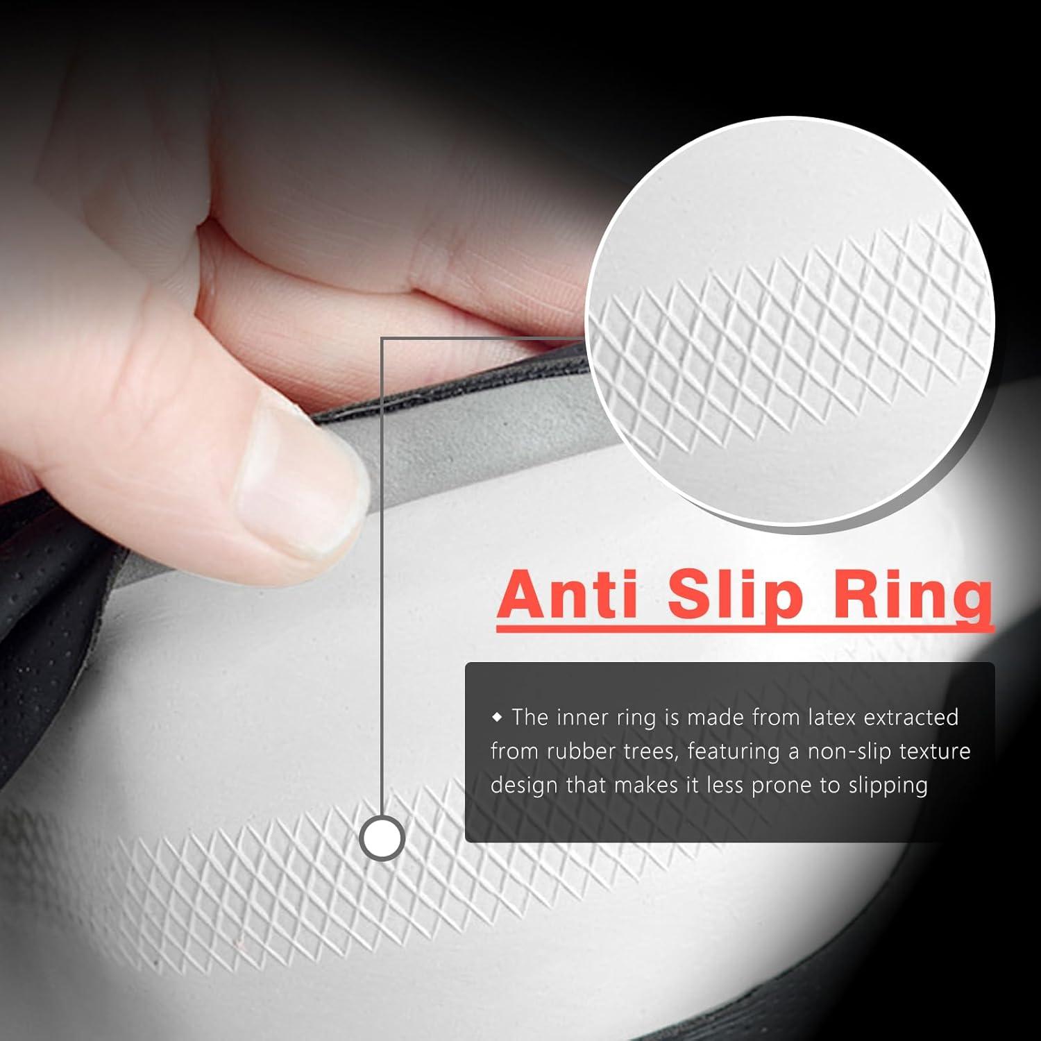 Cubierta de Volante ZHOL de Cuero y Fibra de Carbono 37-38 cm