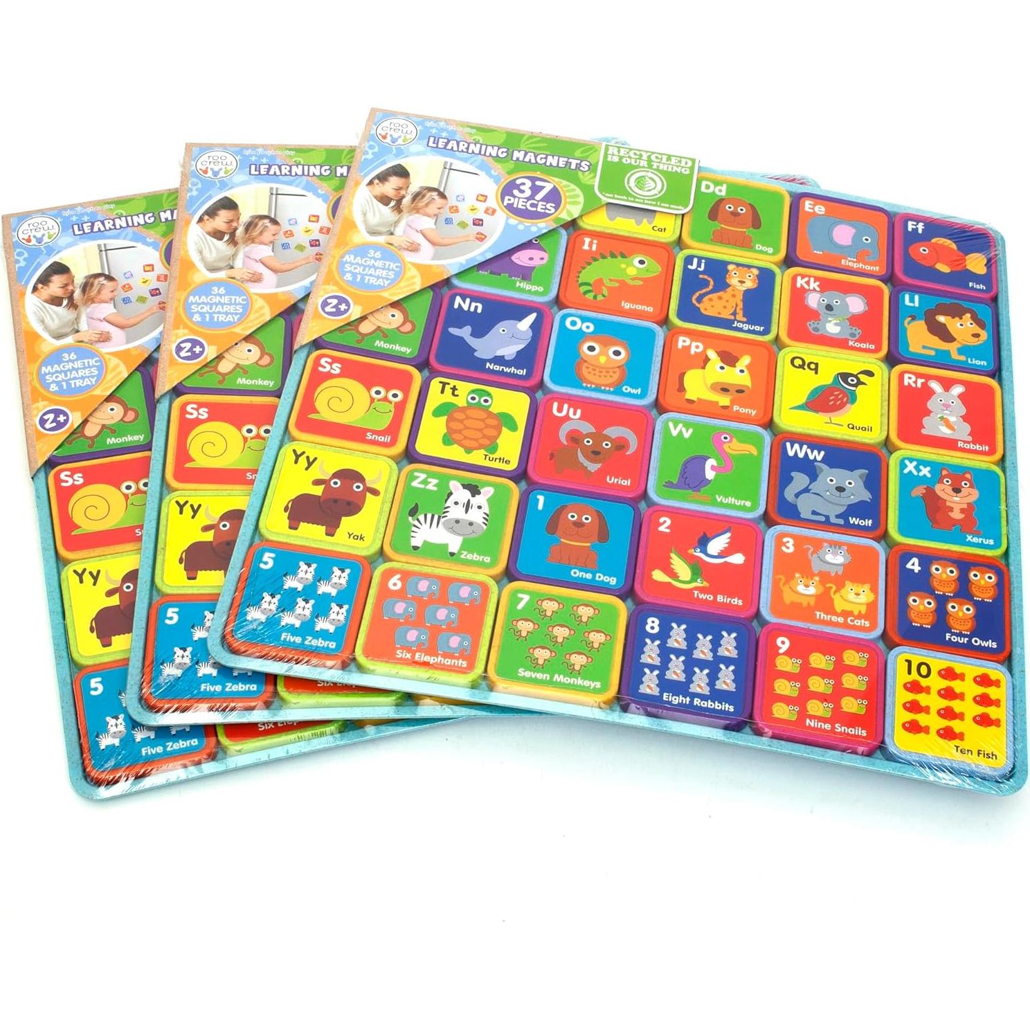 Imanes de Aprendizaje Boley Roo Crew - 37 Piezas Educativas