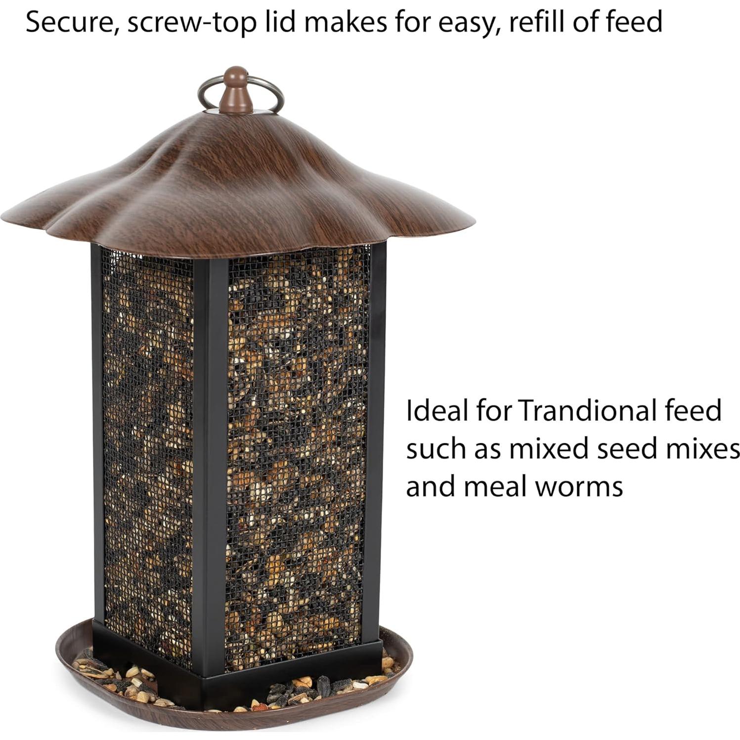 Comedero para Aves Colgante Cottage Garden 1.36 kg Madera