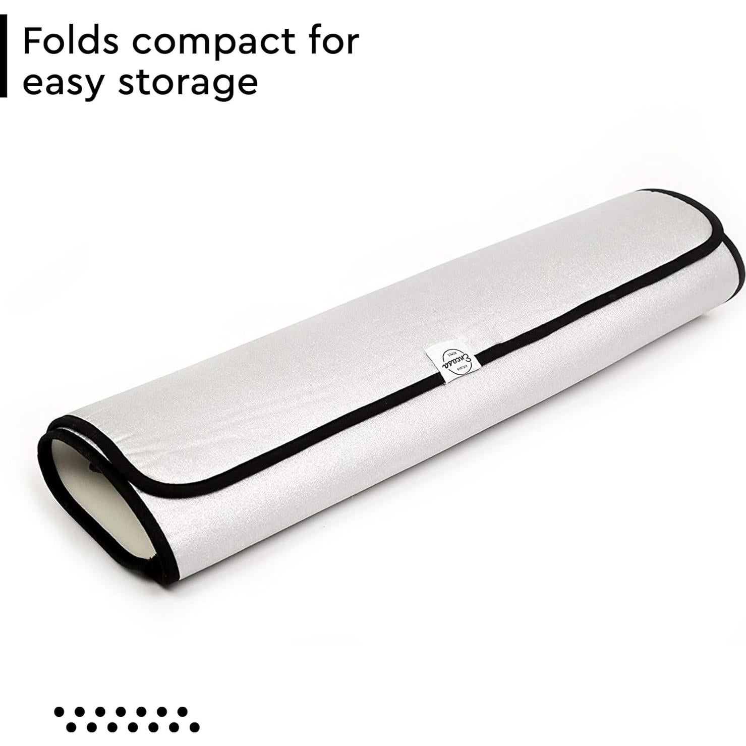 Alfombrilla de Planchado Encasa Homes Plata Metálica 71x51cm