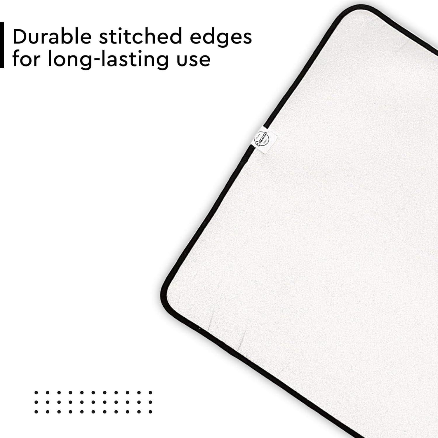 Alfombrilla de Planchado Encasa Homes Plata Metálica 71x51cm