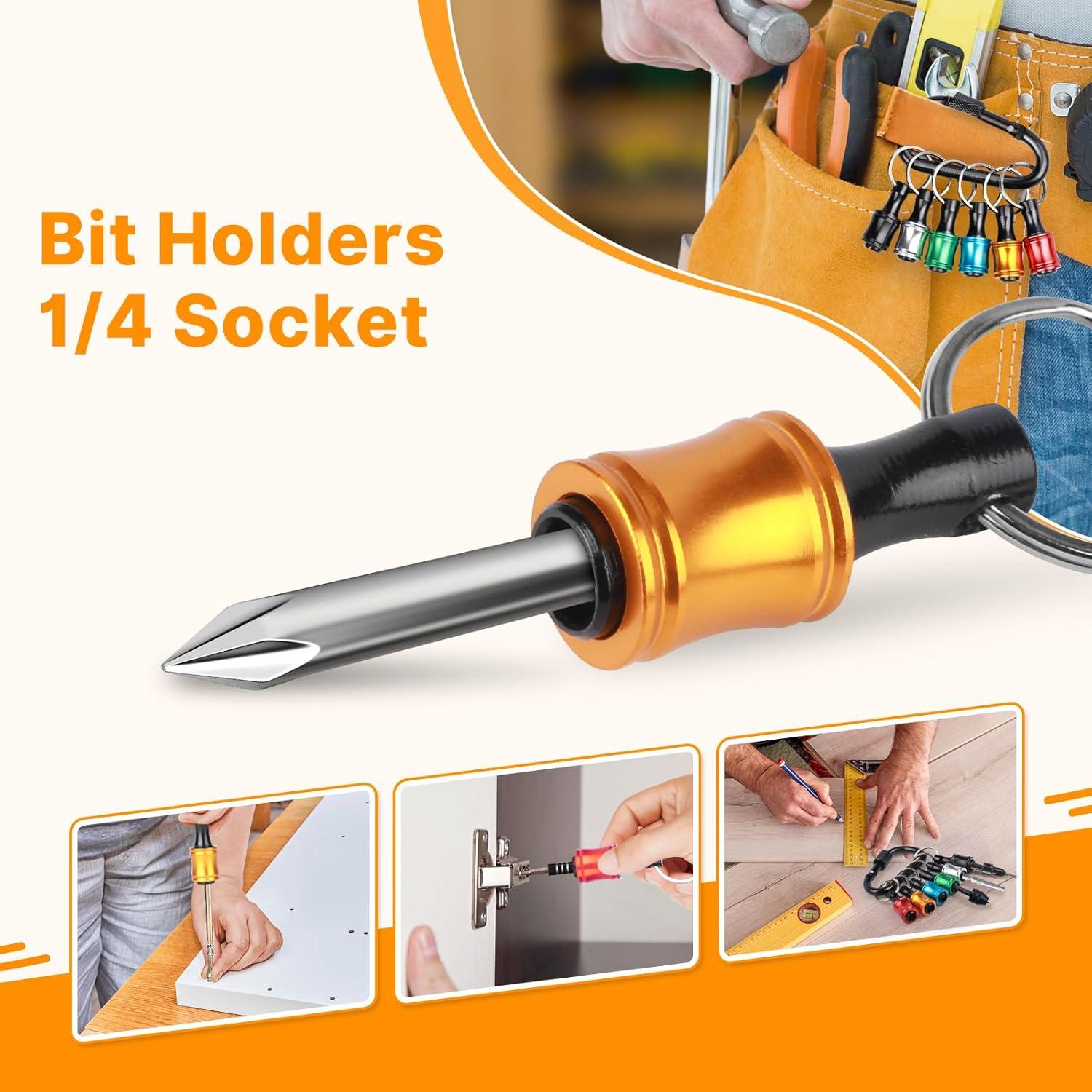 Soporte de Puntas Hexagonal 1/4 Sopclane 36 Piezas Multicolor