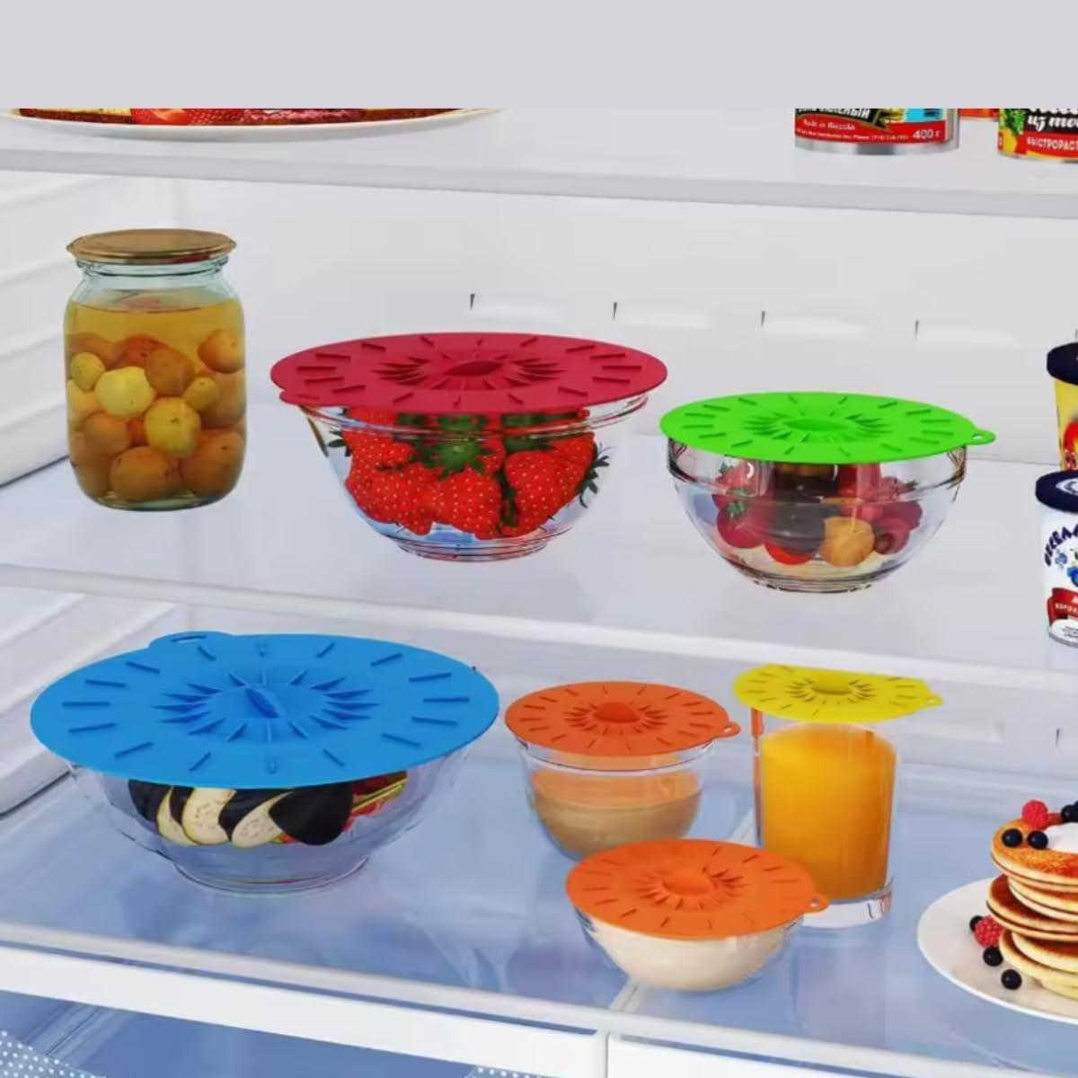 Tapas de Silicona Universales KIMCEN HOME - 5 Piezas 10-30 cm