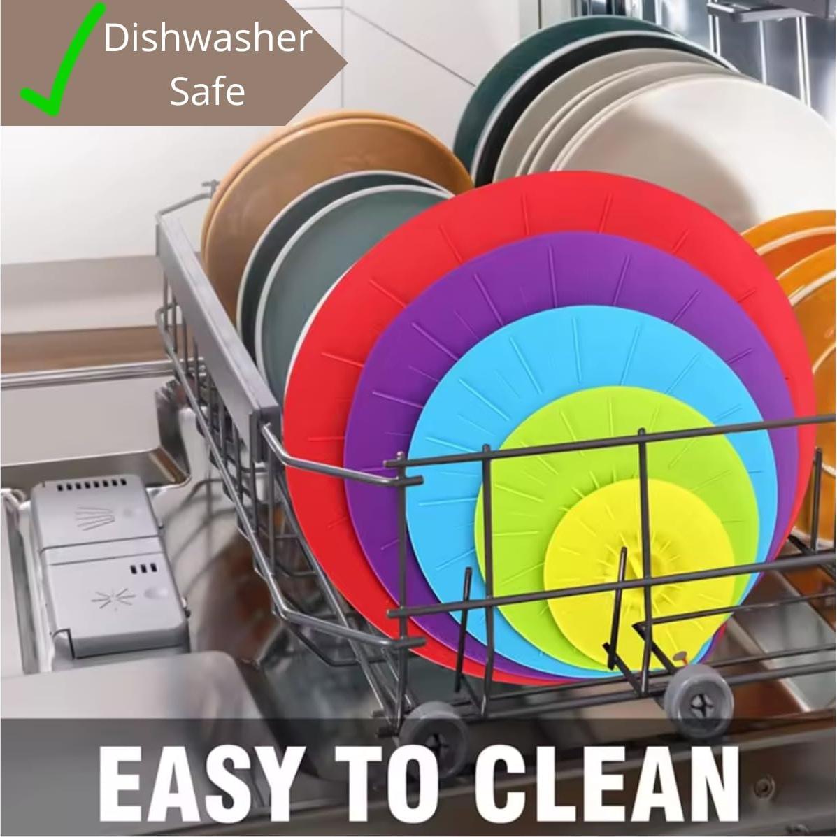 Tapas de Silicona Universales KIMCEN HOME - 5 Piezas 10-30 cm