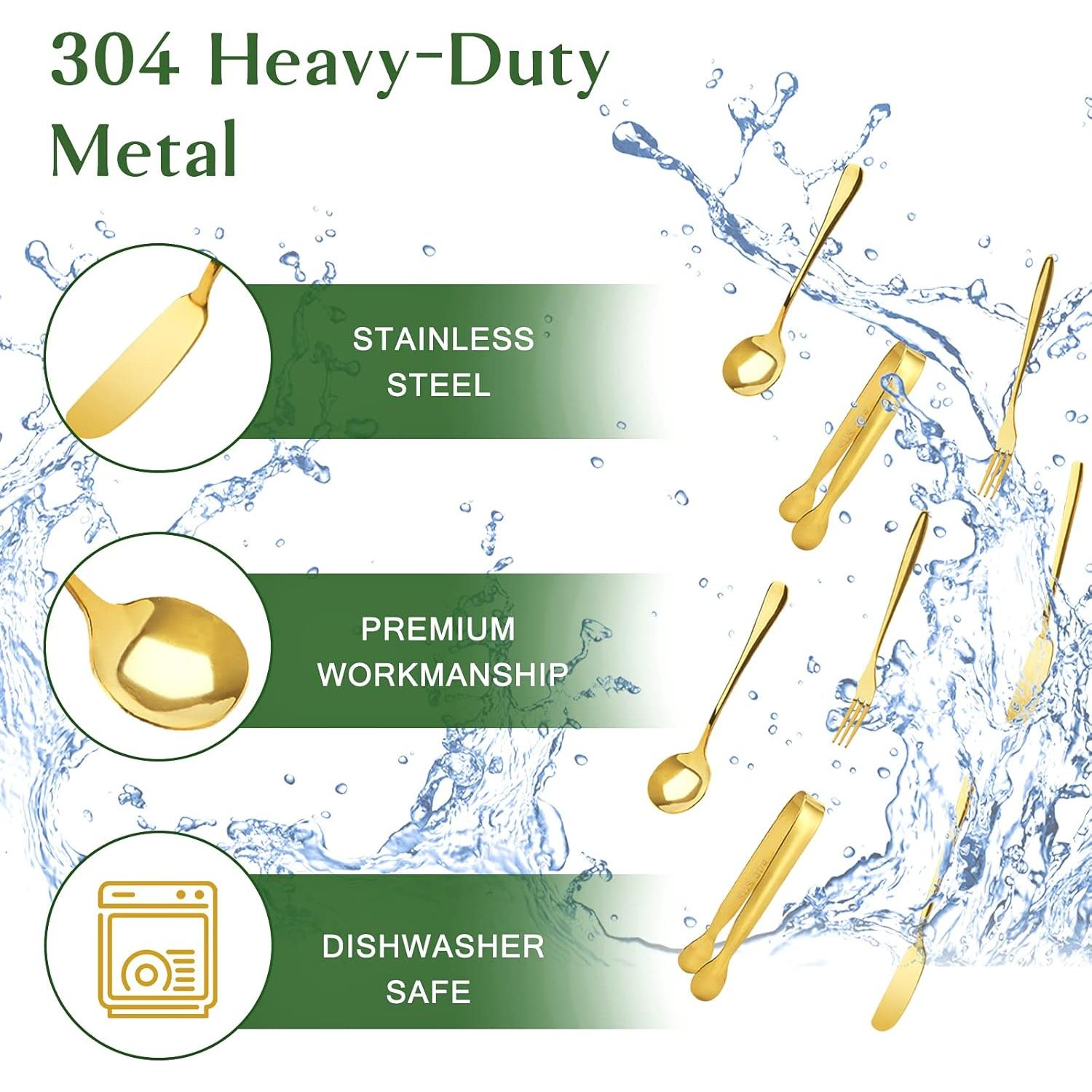 Set de 18 Piezas de Utensilios de Cocina Jutieuo Acero Inoxidable