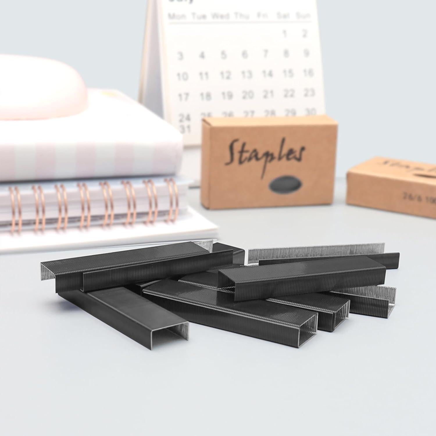 Grampas Negras NatSumeBasics 6000 para Grapadora 26/6