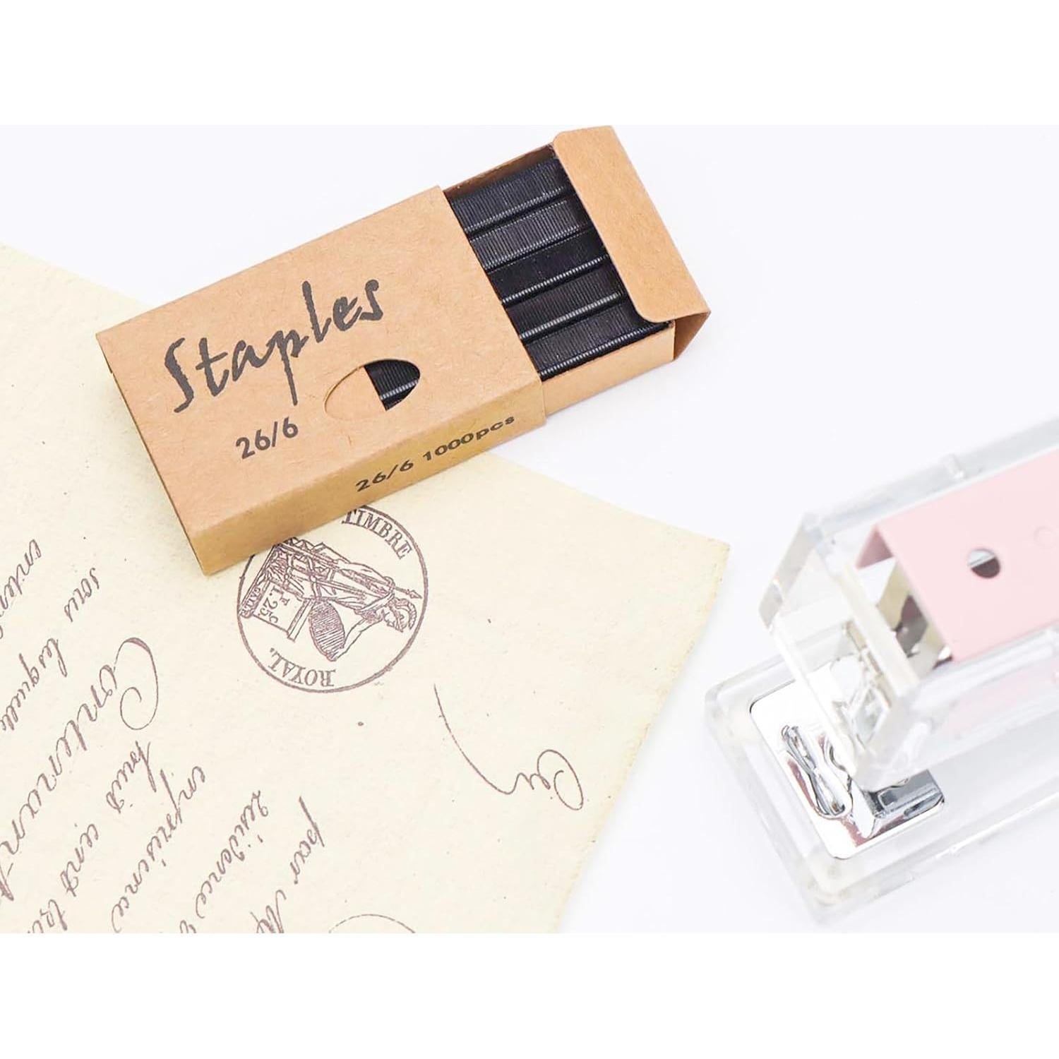 Grampas Negras NatSumeBasics 6000 para Grapadora 26/6