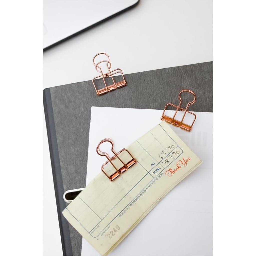 Juego de 6 Clips de Alambre Kikkerland Cobre Multiusos