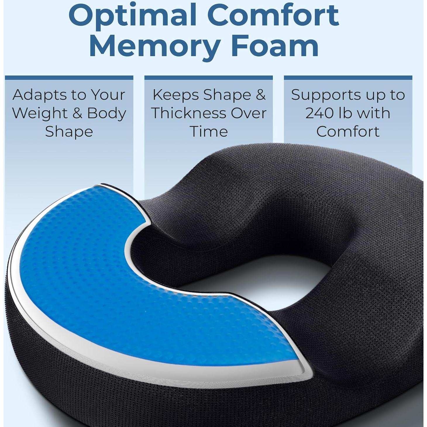 Almohada Donut 5 Estrellas Unidas para Alivio de Dolor - Grande