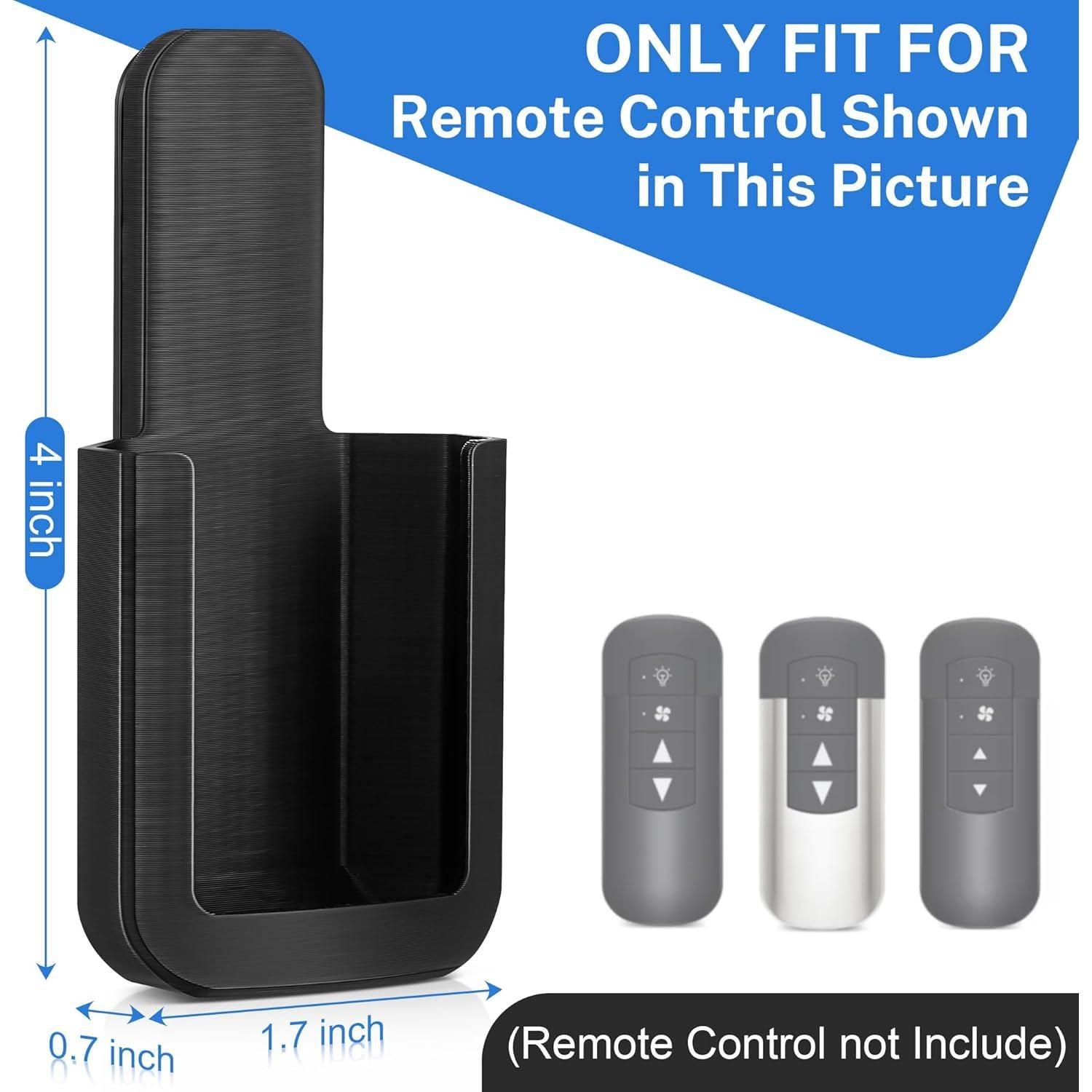 Soporte de Control Remoto para Ventilador de Techo Saillong Negro