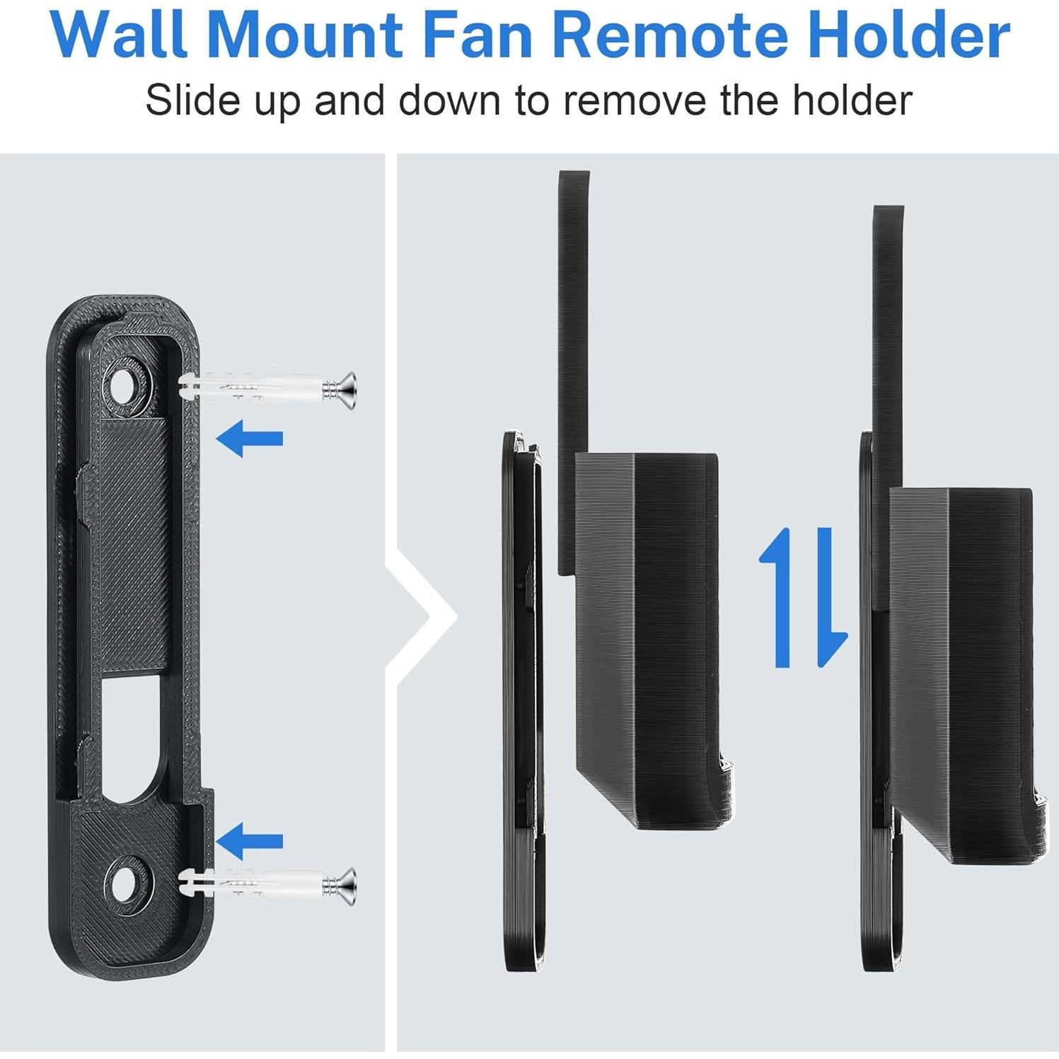 Soporte de Control Remoto para Ventilador de Techo Saillong Negro