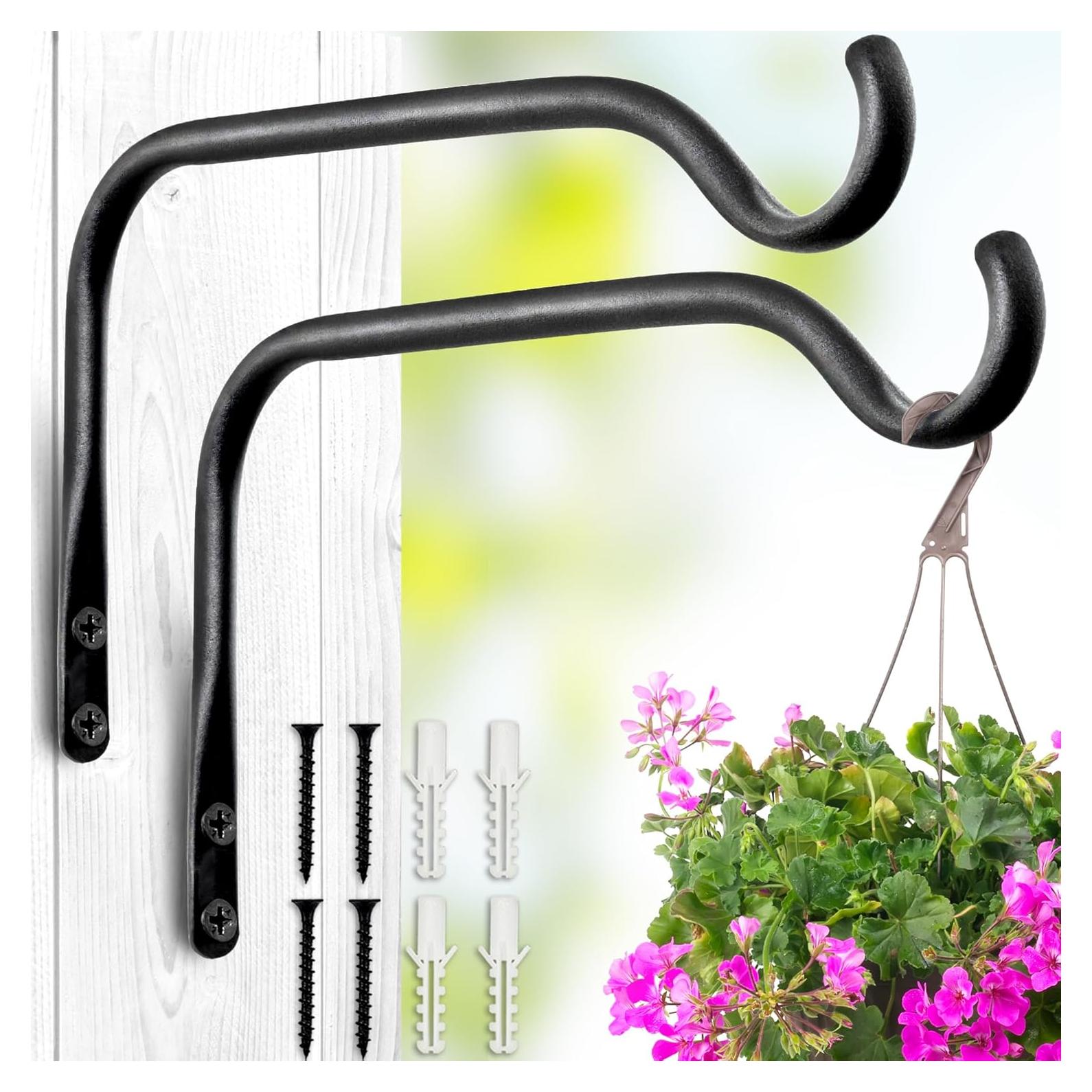 Soportes Metálicos para Plantas Lifyzoon 6 Pulgadas - Paquete de 2