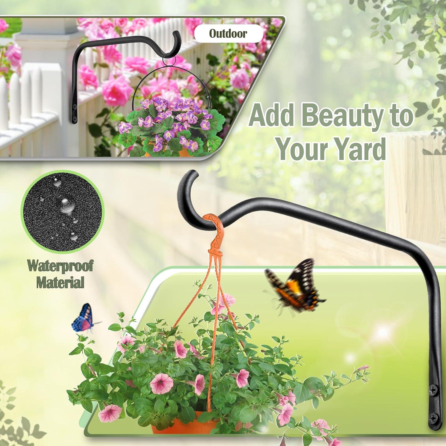 Soportes Metálicos para Plantas Lifyzoon 6 Pulgadas - Paquete de 2