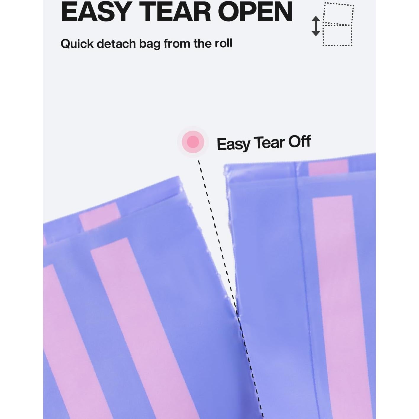 Bolsas de Excremento para Perros Maogoublue 180 Cuentas Aroma Jazmín